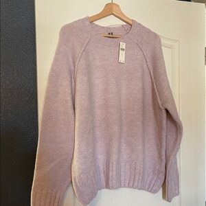 Anthropologie Light Purple Crew Neck Sweater